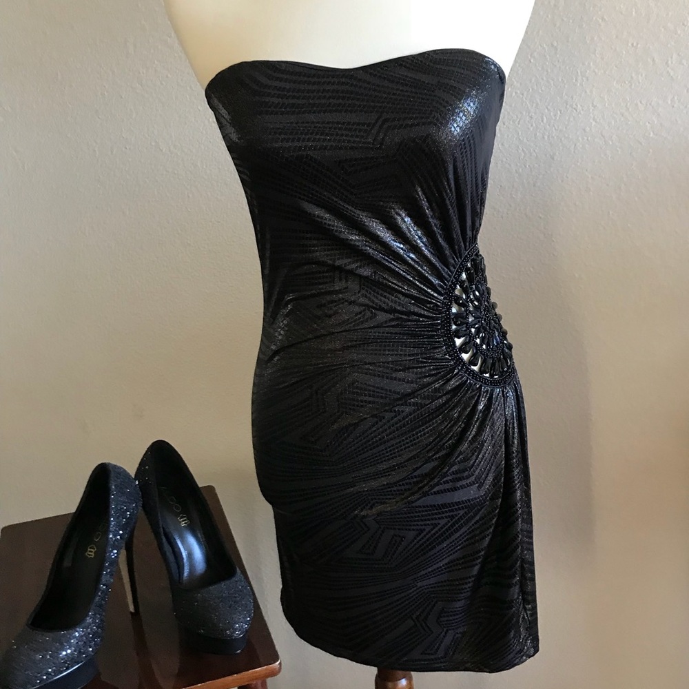 Black cocktail dress